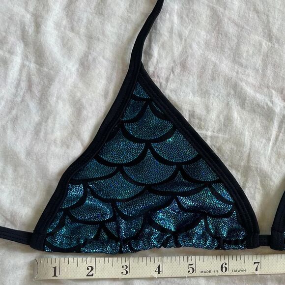 Living Dead Clothing Bikini Set - Teal Mermaid Scale - Picture 8 of 8